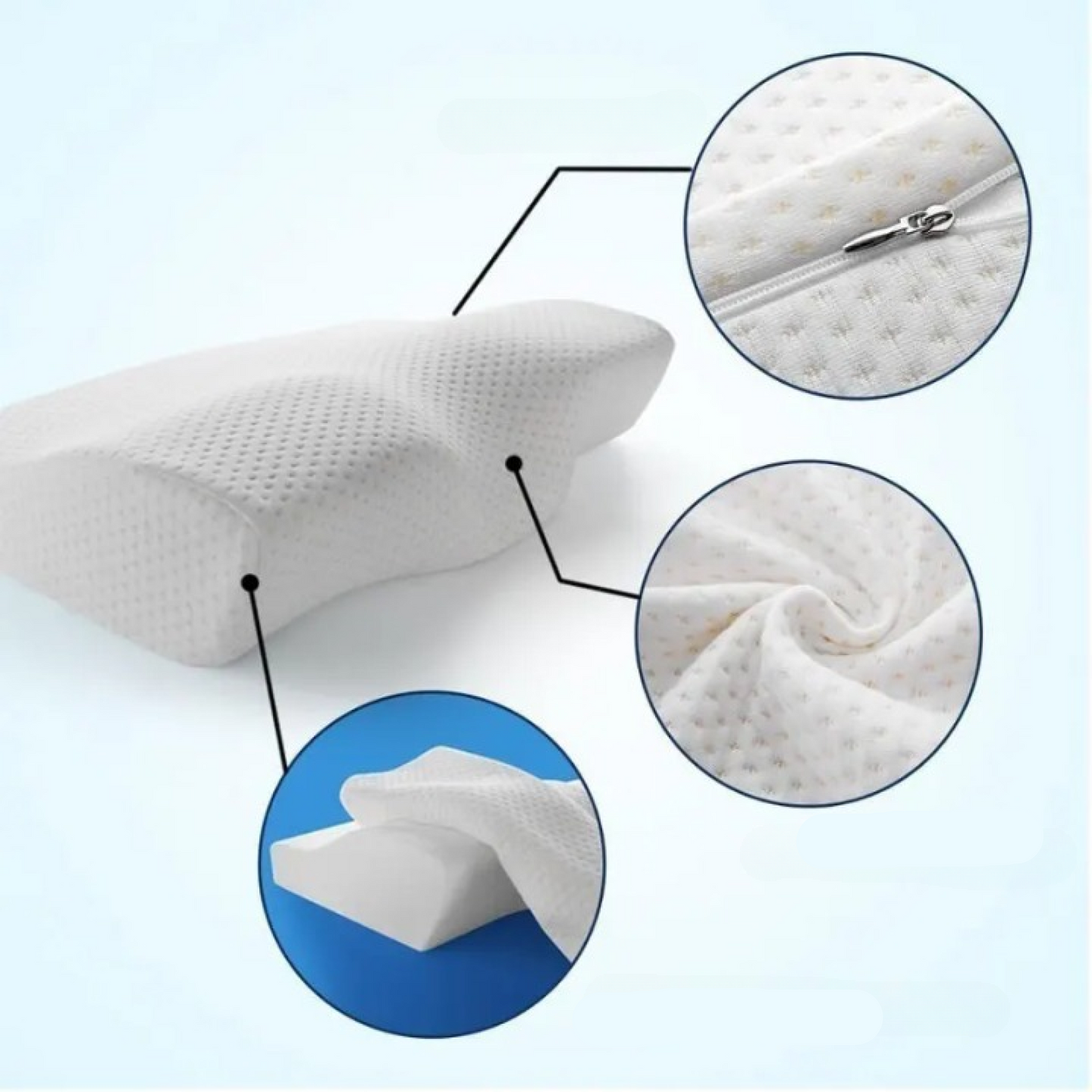 Almohada de Espuma Ortopédica