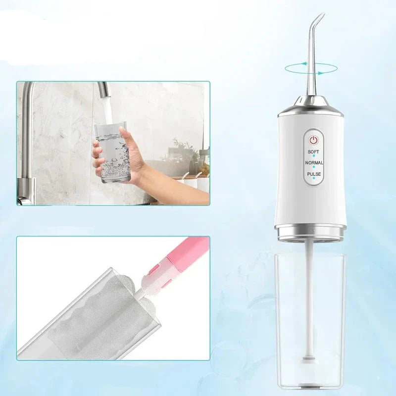 BrilhoJet – Irrigador Dental Portátil Oral